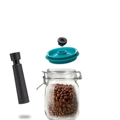 AIRTENDER Kit de Mise Sous-Vide 3 Bocaux Kilner 1 L avec Couvercles et Pompe Discount