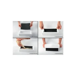 SILIKOMART Kit Moule à Bûche et Tapis Décor Pois Professional New