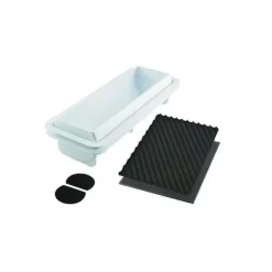 SILIKOMART Kit Moule à Bûche Torsade Plastique 25 x 8 cm x H 6,7 cm Professional Online