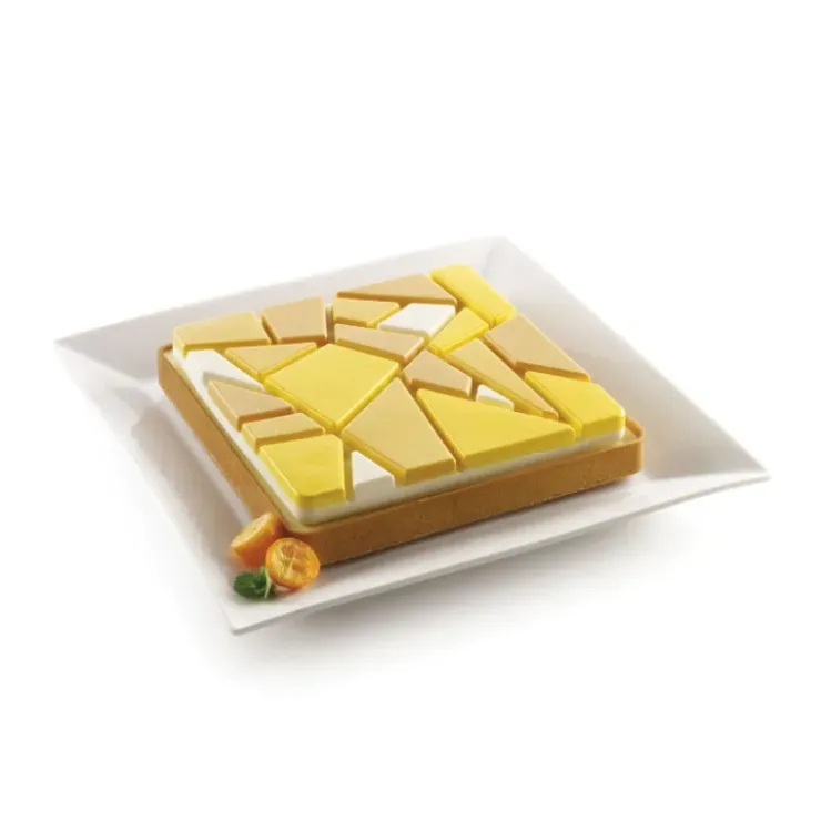 SILIKOMART Kit Moule Tarte Carré Liberty 18 x H 2 cm Best
