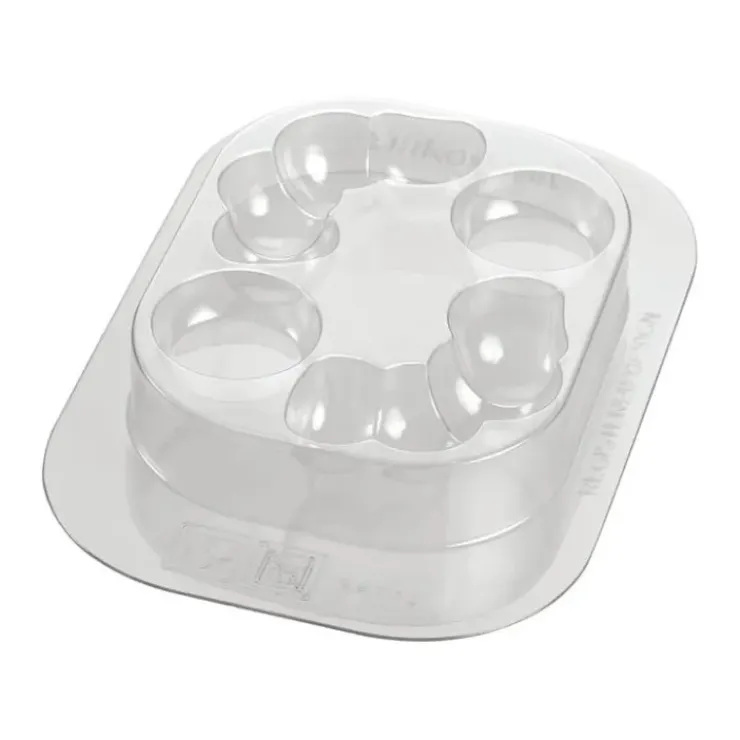 SILIKOMART Kit Moules Chocolat Eléphant en PVC 20 x 17 x 20,5 cm (x5) New