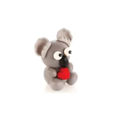 SILIKOMART Kit Moules Chocolat Koala en PVC 15,5 cm x H 16 cm (x4) Professional Clearance