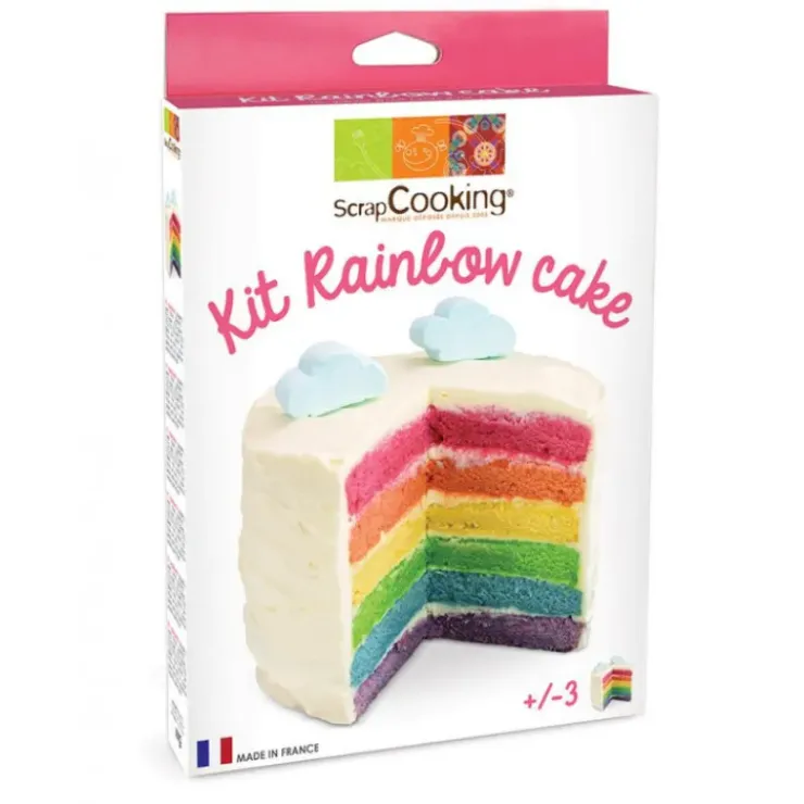 SCRAPCOOKING Kit Rainbow Cake Best