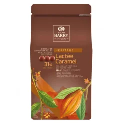BARRY Lactée Caramel, Pistoles Chocolat Couverture 31% 5 kg Hot