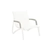 GROSFILLEX Lot 2 Accoudoirs pour Fauteuil Conversationnel Blanc Glacier Sunset Hot