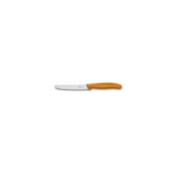 VICTORINOX Lot 2 Couteaux à Tomate 11 cm Orange Swiss Classic