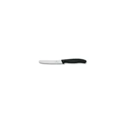 VICTORINOX Lot 2 Couteaux à Tomate 11 cm Noir Swiss Classic Outlet