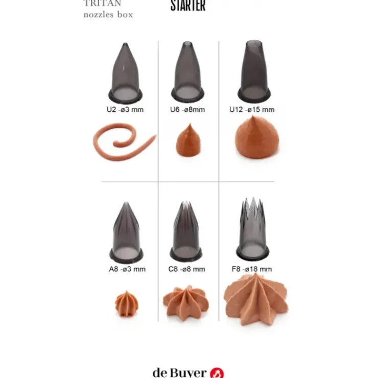 DE BUYER Lot 6 Douilles Tritan Débutant Online