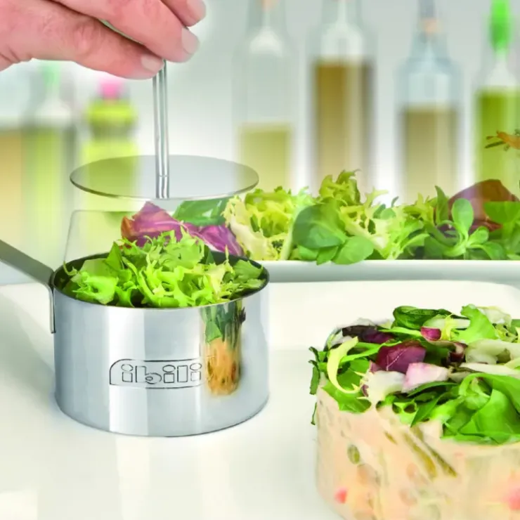IBILI Lot Cercle Inox avec Poussoir Ø 7 / 8 et 10 cm (x3) Outlet