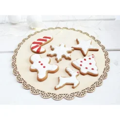 SCRAPCOOKING Lot Découpoirs Noël Inox Dorés x3 Clearance