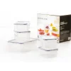 LOCK AND LOCK Lot de 5 Boîtes de Conservation Plastique 350 ml - 470 ml - 1 L Clearance