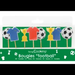 SCRAPCOOKING Lot de 8 Bougies Football Sale