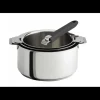CRISTEL Lot de 3 Casseroles inox avec Poignée Grise Mutine Amovible New