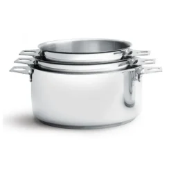 DE BUYER Lot de 3 Casseroles Twisty 16, 18 et 20 cm Discount