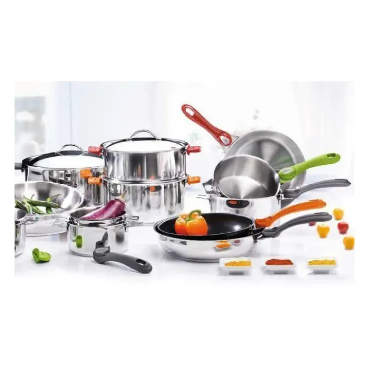 DE BUYER Lot de 3 Casseroles Twisty 16, 18 et 20 cm Discount