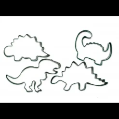 SCRAPCOOKING Lot de 4 Emporte-Pièces Dinosaure Discount