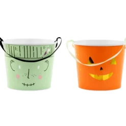 FUNCAKES Lot de Seaux à Friandises Halloween Partydeco (x2) Hot