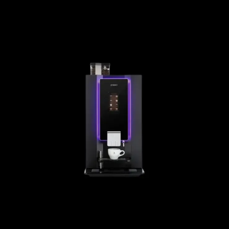 ANIMO Machine à Boissons Chaudes Optibean 3 XL Touch Noir 12 Recettes Best