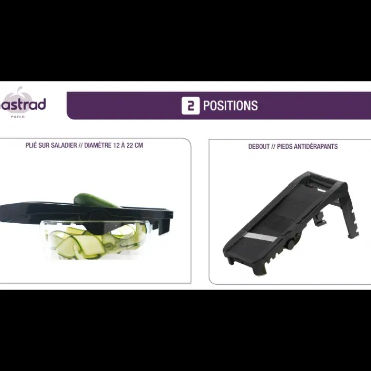 MASTRAD Mandoline Multi-râpes en V Discount