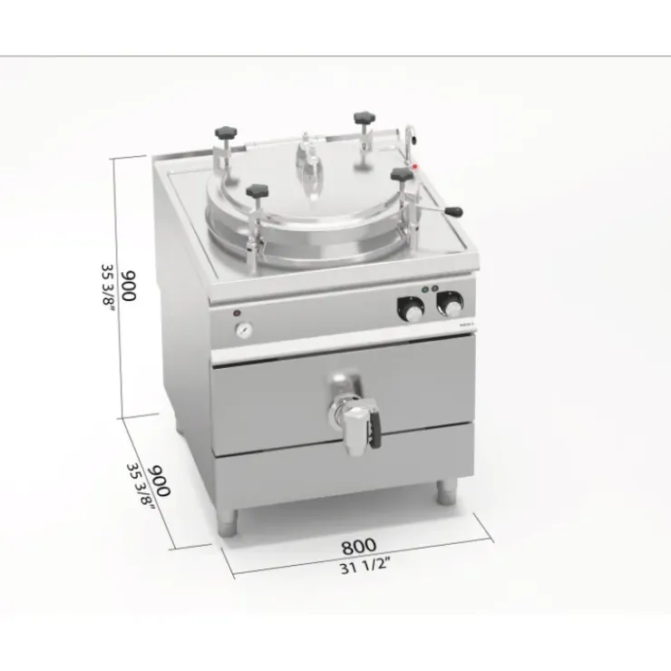 BERTOS Marmite Electrique 150L Autoclave Berto's