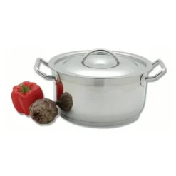 CUISINEADDICT Marmite Inox 18/10 Ø 28 cm x H 15 cm avec Couvercle Hot