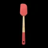 PEBBLY Maryse Silicone et Bambou 28 cm Rouge Discount