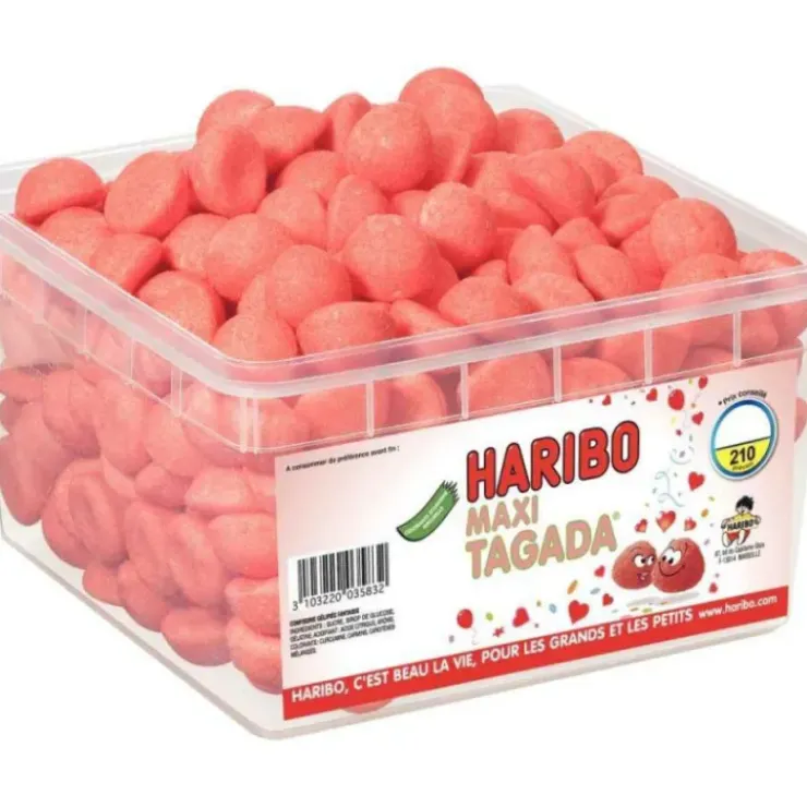 HARIBO Maxi Tagada x 210 - Boîte Bonbon Clearance