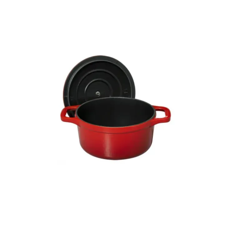 CHASSEUR Mini Cocotte en Fonte Ronde 12 cm Rubis