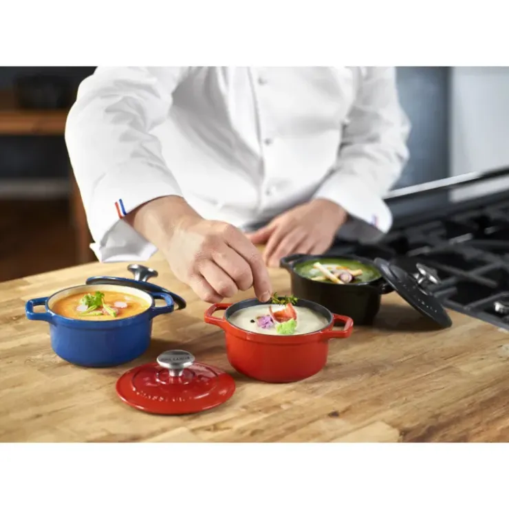 CHASSEUR Mini Cocotte en Fonte Ronde 12 cm Rubis