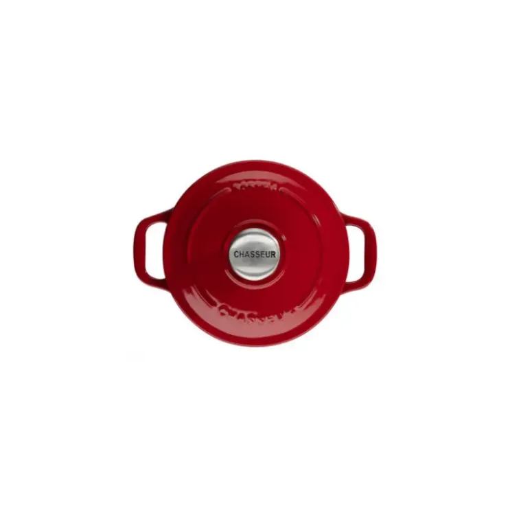 CHASSEUR Mini Cocotte en Fonte Ronde 10 cm Rouge Online