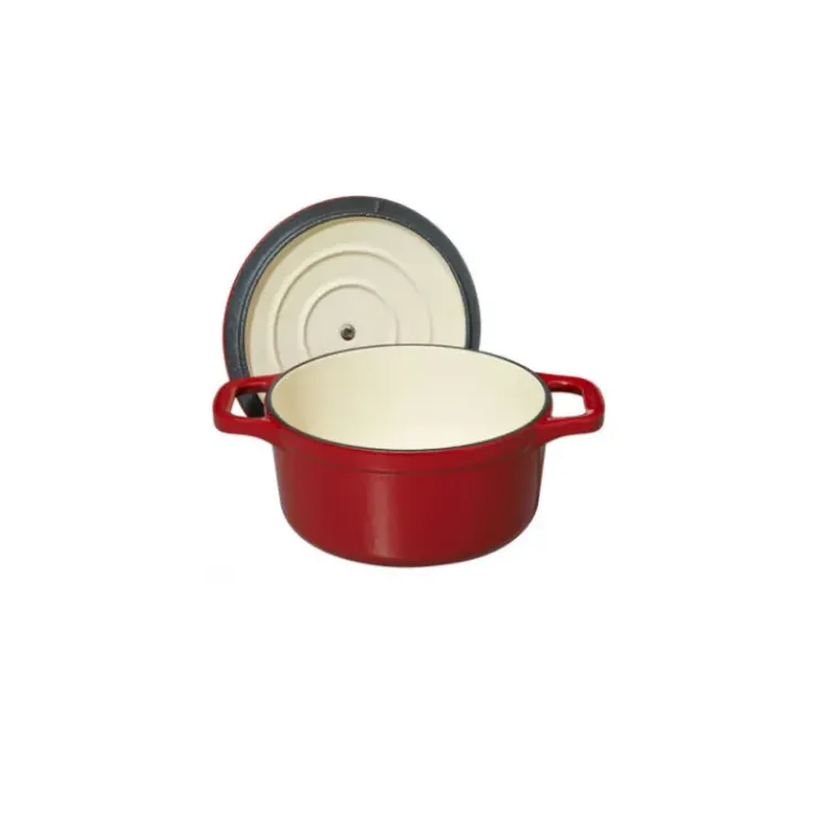 CHASSEUR Mini Cocotte en Fonte Ronde 10 cm Rouge Online