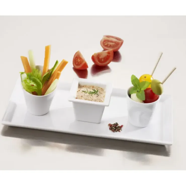 REVOL Mini Cornet de Frites Blanc 5cl French Classique Outlet