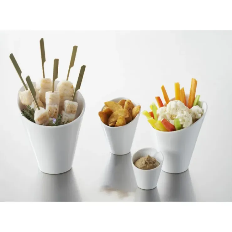 REVOL Mini Cornet de Frites Blanc 5cl French Classique Outlet