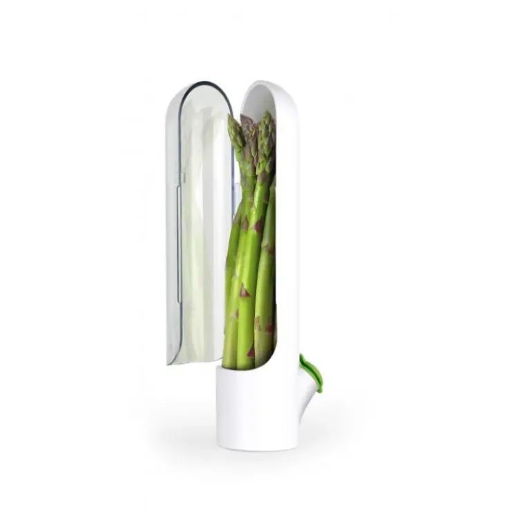 CUISINEADDICT Mini Herbier Plastique Blanc Ø 8,3 cm x H 25,4 cm Prepara Hot