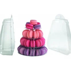 MALLARD FERRIERE Mini Pyramide à Macarons 4 plateaux