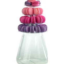 MALLARD FERRIERE Mini Pyramide à Macarons 4 plateaux