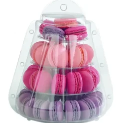 MALLARD FERRIERE Mini Pyramide à Macarons 4 plateaux