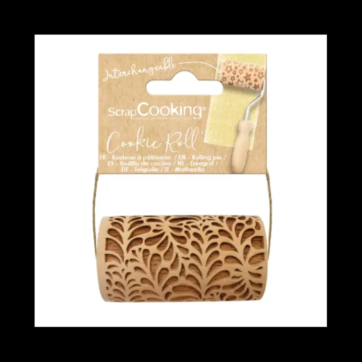 SCRAPCOOKING Mini Rouleau à Pâtisserie Empreinte Ondines 7 cm Online