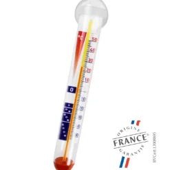 ALLA FRANCE Mini Thermomètre Vertical en Verre Sale