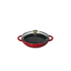 CHASSEUR Mini Wok en Fonte 18 cm Rubis Clearance