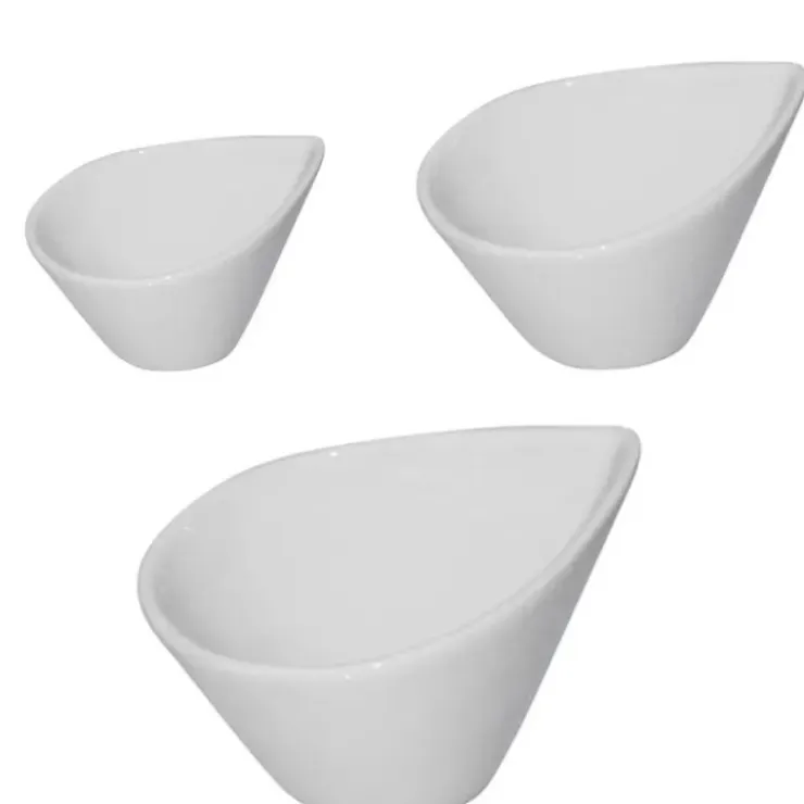 CUISINEADDICT Mise en Bouche Porcelaine Goutte d'Eau 25 cl Hot