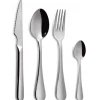COMAS Ménagère 24 Pièces avec Couteaux à Steak SEVILLA S Inox 18% Outlet