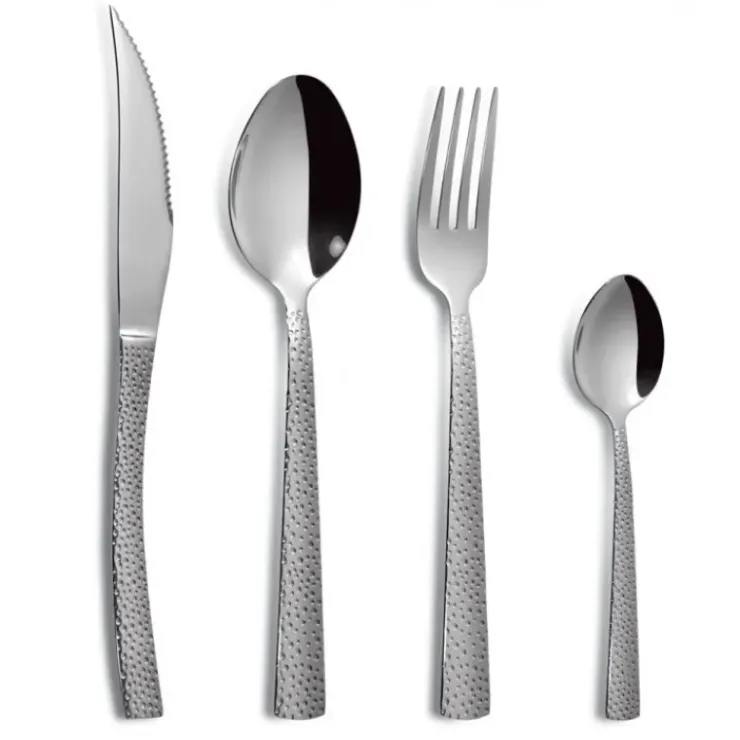 COMAS Ménagère 24 pièces Cheese (martelé) Inox 18% 3 mm Clearance