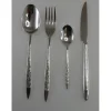 LEBRUN Ménagère 24 pièces Fleur Inox 3 mm