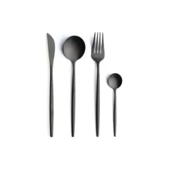 COMAS Ménagère 24 pièces Mart Vintage Noir 18% 2,5 mm