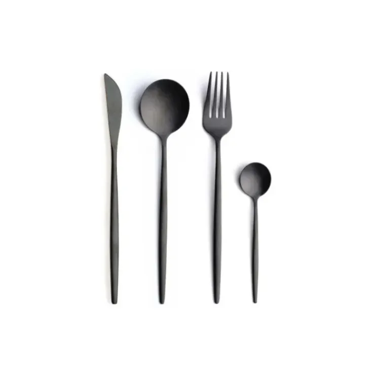 COMAS Ménagère 24 pièces Mart Vintage Noir 18% 2,5 mm