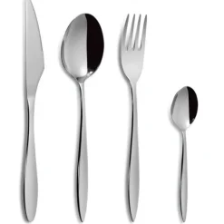 COMAS Ménagère 24 pièces Mia Inox 18% 3 mm Hot