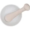 KAI Mortier Porcelaine avec Pilon en Bois Select 100