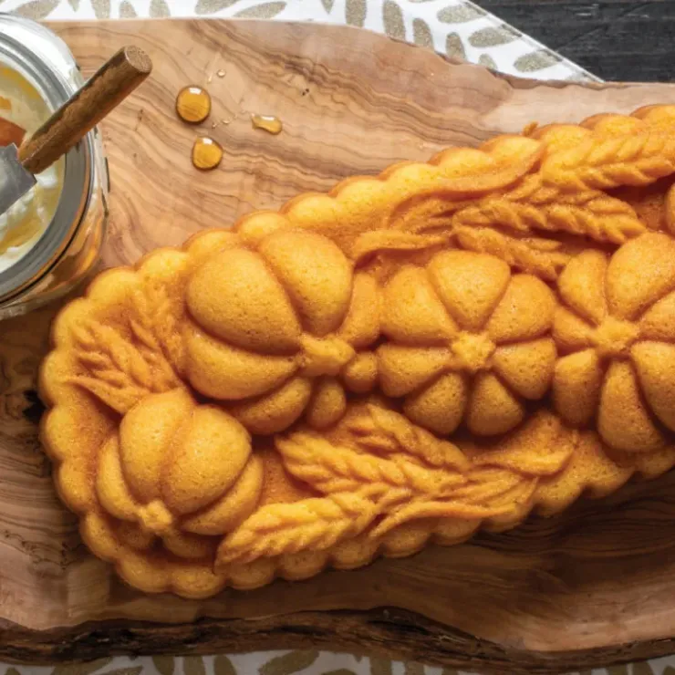 NORDIC WARE Moule à Cake Blé et Citrouille Bronze
