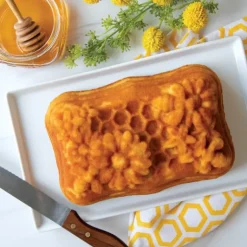 NORDIC WARE Moule à Cake Fleurs et Abeilles Toffee Discount